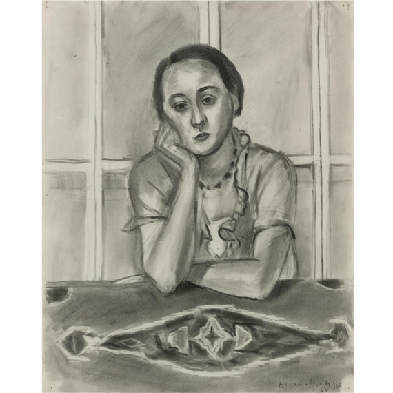 Henri Matisse - Figure in Scutari Carpet 1922